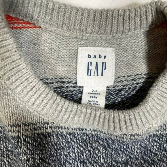 Baby Gap Infant Rainbow Striped Sweater One-Piece Jumpsuit 0-3 months - Picture 5 of 6